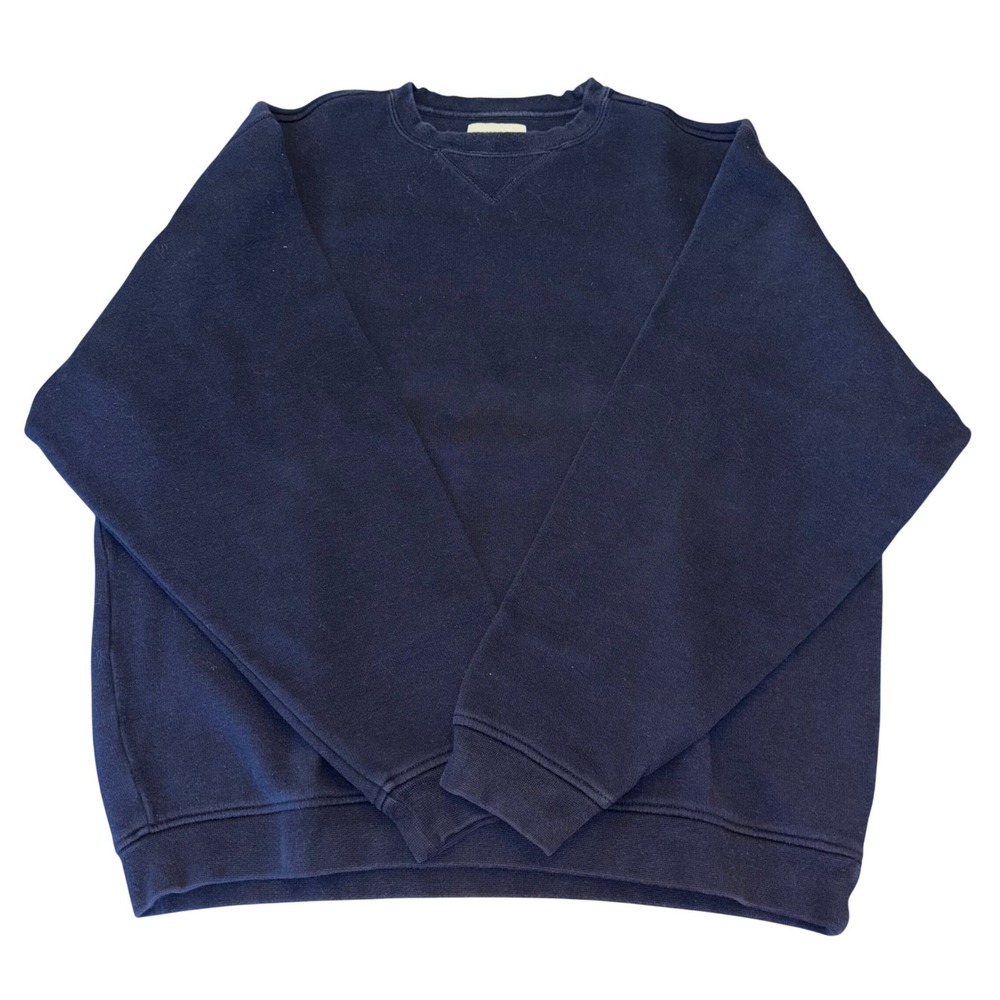 Cutter &‎ Buck | Mens L | Navy Blue Crew Neck Long Sleeve Cotton Sweatshirt
